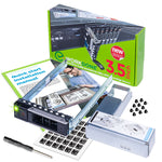 WORKDONE 3.5-inch Hard Drive Caddy WH5D2 / 0Y796F / 0X7K8W with 2.5-inch Converter 9W8C4