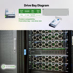 WORKDONE 3.5-inch Hard Drive Caddy WH5D2 / 0Y796F / 0X7K8W with 2.5-inch Converter 9W8C4