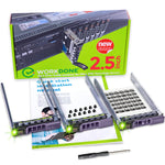 WORKDONE 3-PACK 2.5-inch Hard Drive Caddy 0G176J