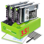WORKDONE 3-PACK 3.5-inch Hard Drive Caddy 0KG1CH with 2.5-inch Converter 9W8C4