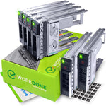 WORKDONE 6-PACK 3.5-inch Hard Drive Caddy WH5D2 /  0Y796F / 0X7K8W with 2.5-inch Converter 9W8C4