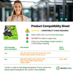 WORKDONE E3.S caddy compatibility table sheet