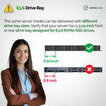 E3.S caddy drive bay diagram